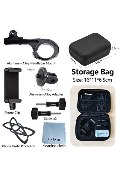 Choice مع حقيبة تخزين طقم حامل مقود الدراجة المصنوع من سبائك الألومنيوم لكامي...