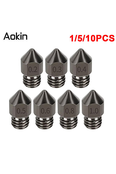 Choice 0.8 مم، 10 قطع، 1/5/10 قطع، فوهة ترقية من الفولاذ المقوى، فوهة طباعة 0...