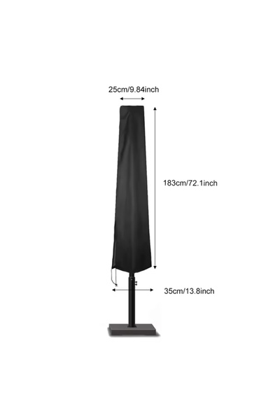 Choice 183 6-formaat waterdichte Oxford-stof buitenzonnescherm parapluhoes tu...