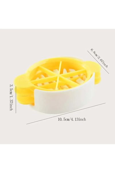 Choice Yellow 1pc-Stainless Steel Egg Slicer Egg Split Device Handheld Mushro...
