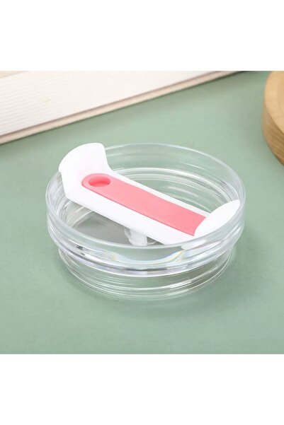 Choice أغطية بديلة مقاومة للانسكاب باللون الأبيض والوردي لكوب ستانلي سعة 40 أ...