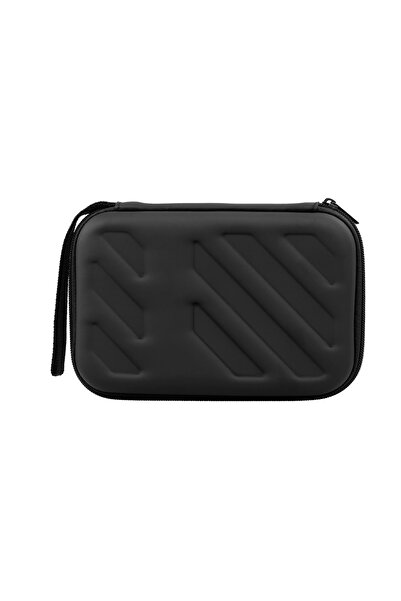 Choice حافظة قرص صلب خارجي أسود مقاوم للصدمات من مادة EVA مقاس 2.5 بوصة مع جيب شبكي وبطانة داخلية ناعمة