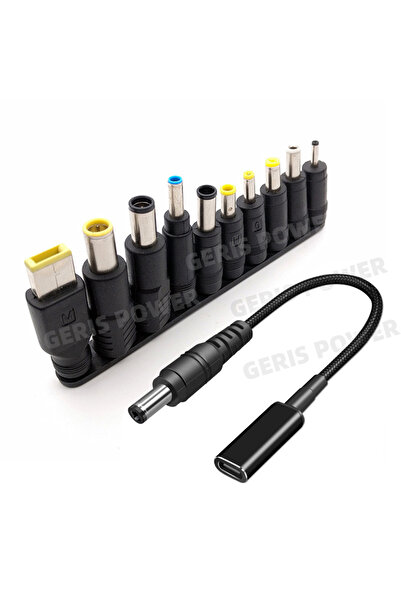 Choice محول شاحن الكمبيوتر المحمول PD من النوع C بقدرة 65 وات باللون البرتقال...