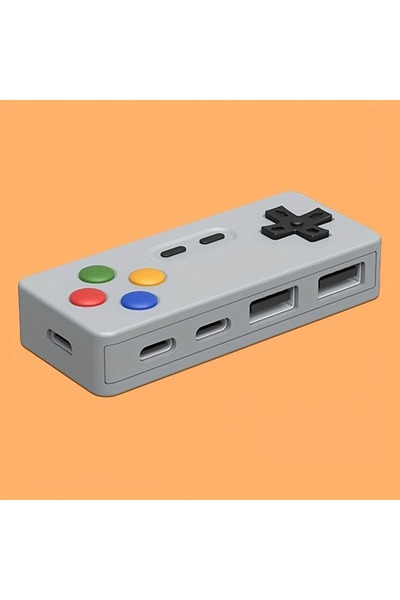 Choice 1 Pc 1pc Portable Creative HUB 4-In-1 USB Expander with 2 Type-C Ports And 2 USB Ports,for Mouse, Ke