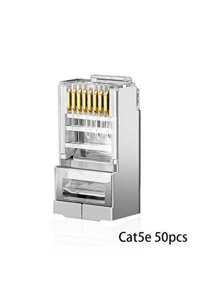Choice أخرى Cat5e 50 قطعة 1000Mbps Cat6 Cat5e RJ45 موصل كابل إيثرنت ذكر شبكة ...