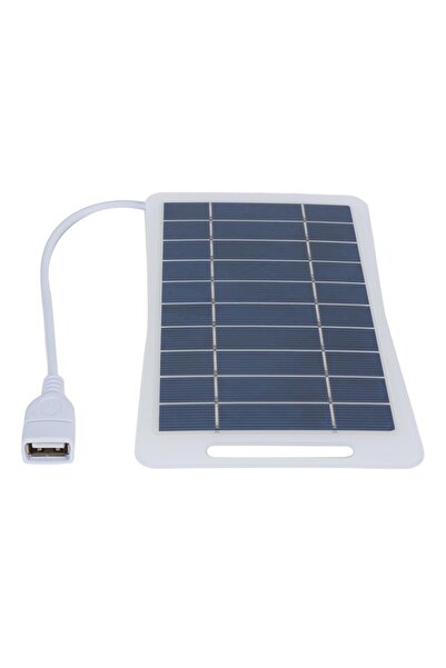 Choice WHITE Portable Solar Panel Monocrystalline Silicon USB Solar Charging ...