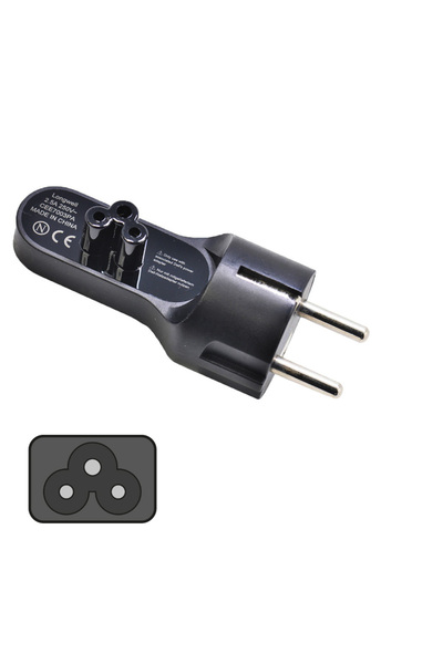 Choice Check note EU PLUG Power cable for Dell laptop Power supply Detachable...