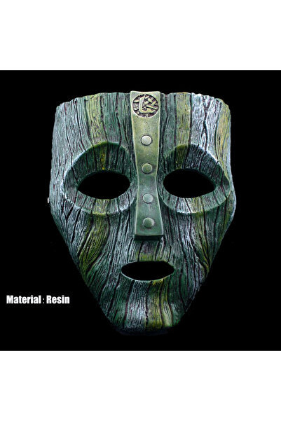 Choice أقنعة الهالوين المصنوعة من الراتنج/اللاتكس باللون الأخضر الفاتح من كام...