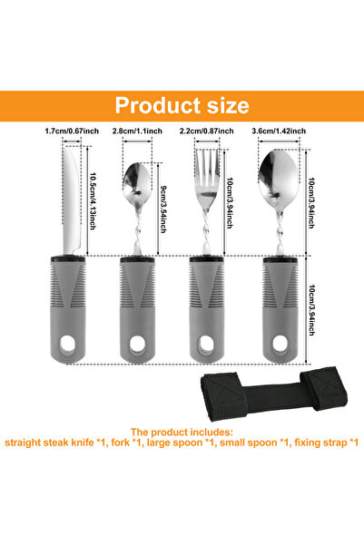 Choice مجموعة أدوات المائدة القابلة للتكيف من الفولاذ المقاوم للصدأ لمجموعة أ...