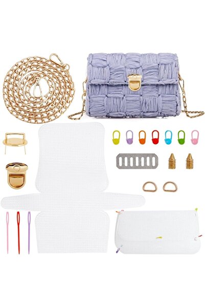 Choice AECH03-21643 طقم حقائب كروشيه للحياكة اليدوية، خيوط أكريليك، مواد نسج ...