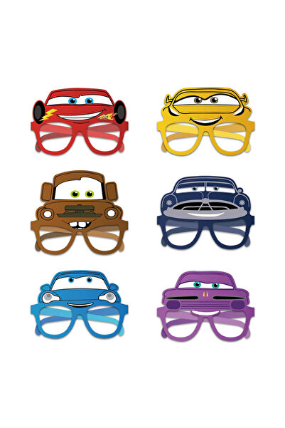 Choice1 mask-12pcs 12/24pcs Mcqueen Lightning Car Party Favors Paper Glasses ...