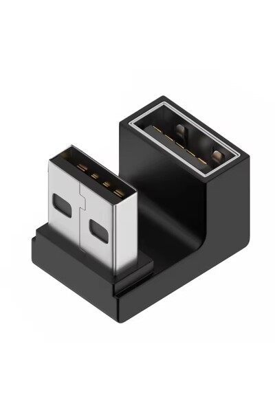 Choice محول تمديد USB 3.0 ذكر إلى أنثى بزاوية قائمة موصل USB بزاوية 90 درجة م...