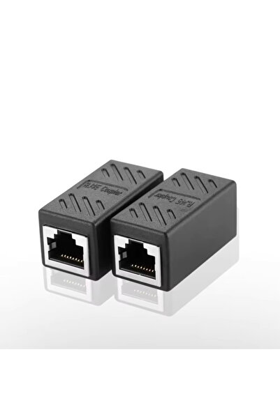 Choice قطعتان من موصل تمديد وصلة RJ45 Cat 5 Cat6 Cat6A موصل إيثرنت أنثى إلى أ...