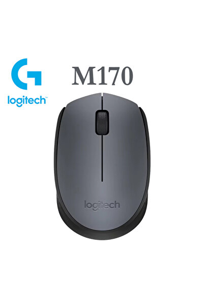 logitech LG-m170-gray M170 Wireless Optical Mouse USB Notebook Desktop Office Home Power Saving M185