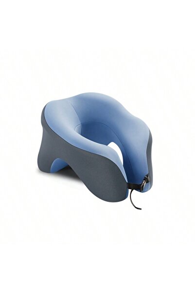 Choice وسادة زرقاء متعددة الوظائف على شكل حرف U، وسادة قيلولة، واقي للرأس وال...