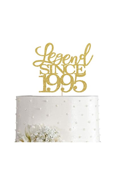Choice Gold 1 Pack legend since 1995 cake topper 30th birthday happy birthday...