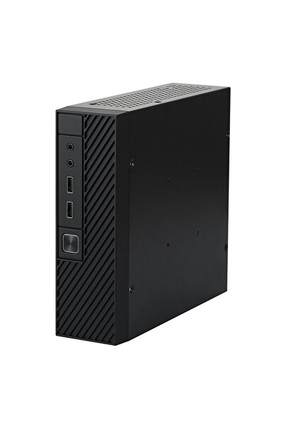Choice علبة كمبيوتر RGEEK ITX M06 صغيرة الحجم باللون الأسود، علبة كمبيوتر مريحة يمكنها تثبيت شاشة عالية الدقة مقاس 2.5 بوصة