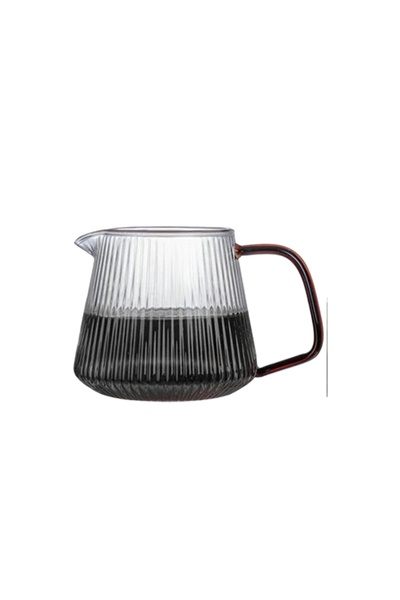 Choice 350ml Stylish High Borosilicate Glass Coffee Pot with V-Shaped Spout -...
