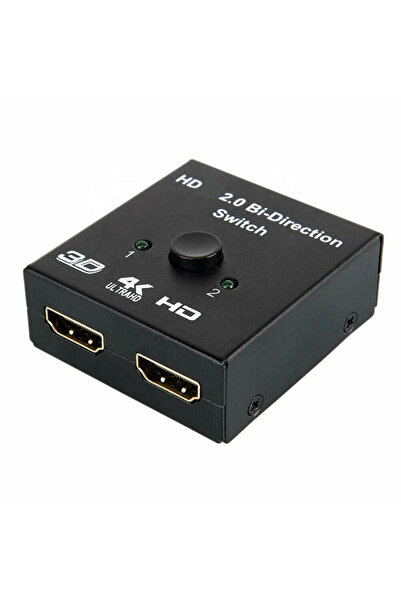 Choice Black HDMI-compatible Switch 2 Ports Bi-Directional 1x2 / 2x1 HD Switcher Splitter 4K 60hz 1080P 3D