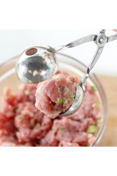 Choice مجموعة واحدة من صانع كرات اللحم من الفولاذ المقاوم للصدأ، كرات السمك، كرات الروبيان، صانع كرات الأرز المستديرة من الفولاذ المقاوم للصدأ