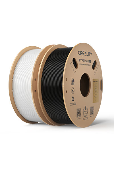 Choice9 1 White 1 Black CREALITY Hyper PLA Filament 1.75mm 1KG 2 Rolls Hyper ...