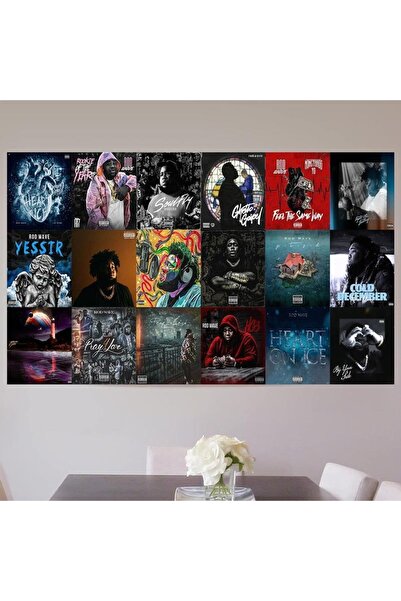 Choice 40 × 60 سم 1 قضيب موجة ألبوم فن الكولاج نسيج عصري ملصق موسيقى غرفة نوم غرفة المعيشة داخلي خارجي