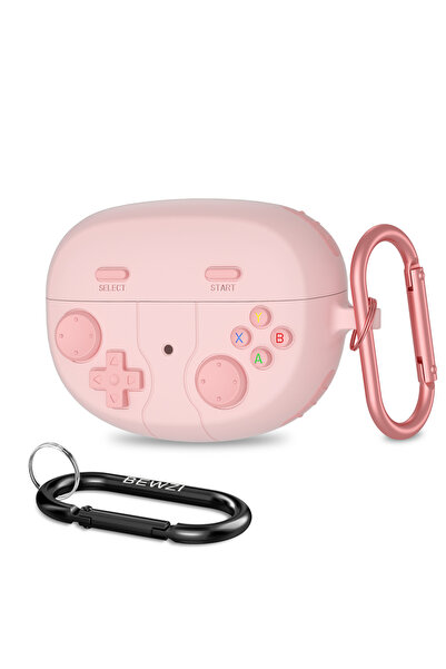 Choice جراب وردي واقٍ لسماعات الأذن Bose Ultra Open مصنوع من السيليكون عالي ا...