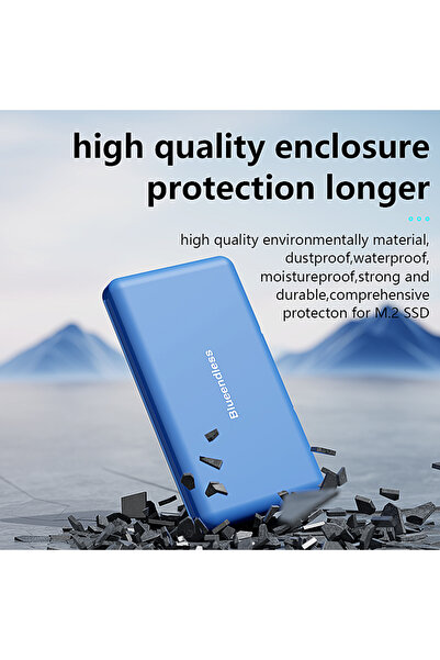 Choice1 حقيبة حمل محمولة M1 Blue Blueendless SSD لمحرك الأقراص الصلبة M.2 SAT...