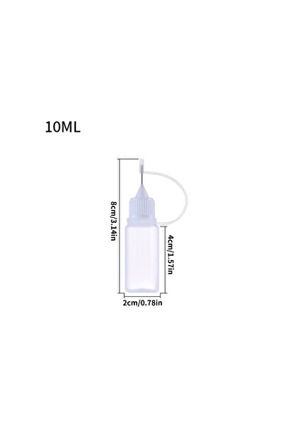 Choice 5PSC 10ml 5PCS Needle Tube Dispenser Soft Bottle Body Can Be Extruded ...