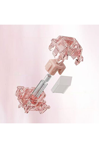 Choice مفتاح UR PinkIceU x10 UR Pink Ice Magnetic Ultra Switch Sakura Switch Linear للوحة المفاتيح الميكانيكية المغناطيسية