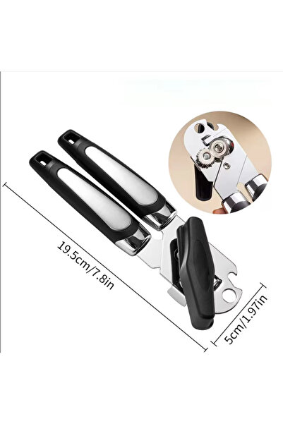 Choice K07-1PC فتاحة علب من الفولاذ المقاوم للصدأ متعددة الوظائف يدوية قوية ا...