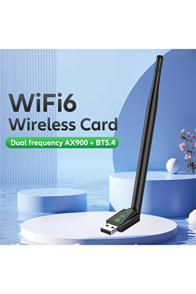 Choice Black AX900 WiFi 6 Wireless Network Card With Antenna Bluetooth 5.4 2.4G/5Ghz Dual Band WiFi Adapter