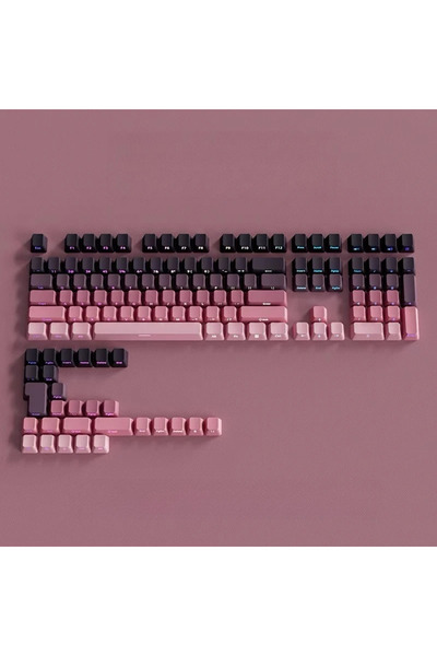 Choice بلاك بيري (حقيبة opp) 136 مفاتيح PBT مطبوع جانبية أغطية مفاتيح متدرجة ...