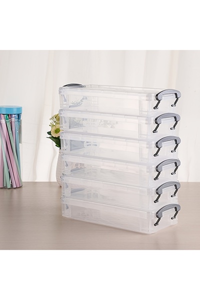 Choice 3 Pencil Case (3 Pcs Black Transparent) Large Capacity Pencil Case, Office Supplies Storage Box, Pai