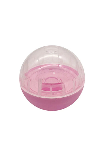 Choice Pink IQ Treat Ball Dog Treat Dispenser Toy Ball Interactive Dog Toy - 4" Dog Food Toy Stimulation Pe