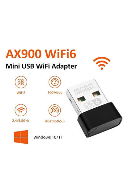 Choice AX900BT5.3 AX900 Bluetooth 5.3 Adapter USB WiFi 6 Dongle Dual Band 2.4G&5GHz USB WiFi Network Wirele