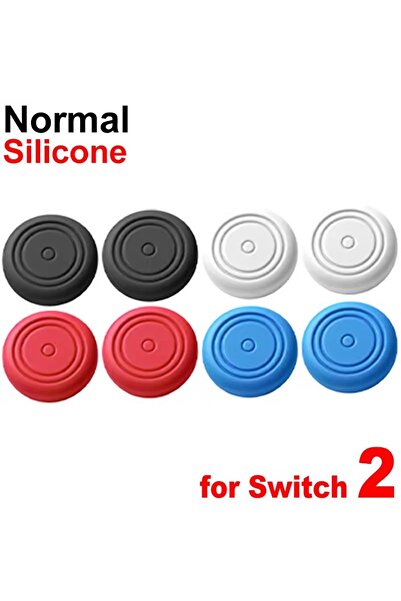 Choice Colorful-8Pcs Silicone Thumb Stick Grip Cover Case for Switch 2 Contro...