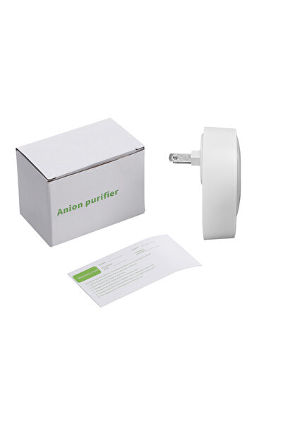 Choice جهاز تنقية الهواء بمقبس الولايات المتحدة، مولد أيونات سالبة، مؤين هواء صغير، مزيل للغبار والدخان والروائح الكريهة للمنزل