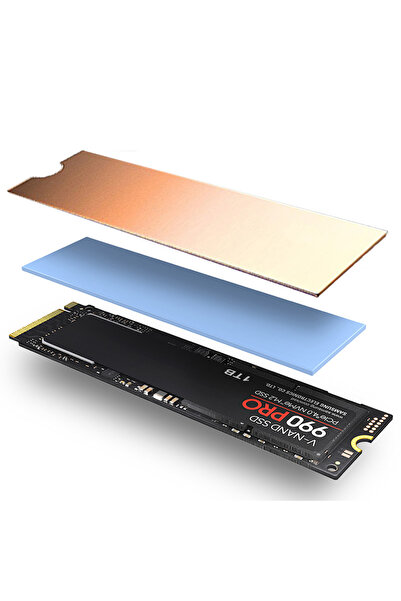 choice2 مشعاع الحالة الصلبة Coolcirc M.2 SSD من النحاس مقاس 5 مم مصنوع بالكام...