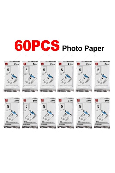 choice2 Photo Paper-60PCS 10/20/40/60pcs Zink Sticker Papers 2x3 inches for H...