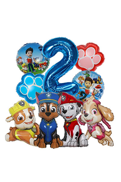 Choice مجموعة بالونات ورقية على شكل كلب من الرسوم المتحركة رقم 2 من باو باترو...