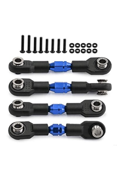 Choice Blue 4Pcs Adjustable Alloy Turnbuckles for RC Cars - Enhanced Stabilit...