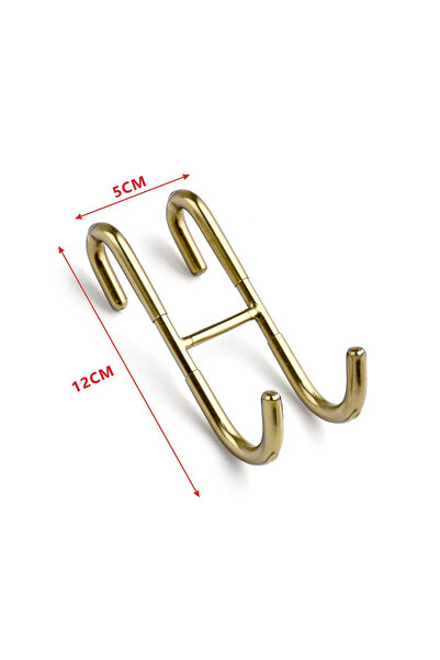 Choice خطافات باب الدش الذهبية مقاس L---قطعة واحدة من خطافات الحمام المصنوعة ...