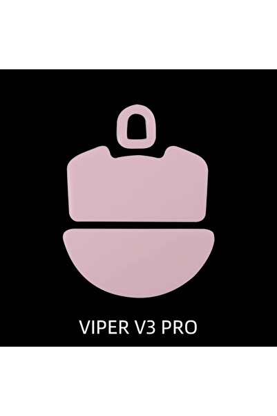 Choice مجموعة واحدة من زلاجات ماوس Tiger ICE V2 الأصلية باللون الوردي للوحة م...