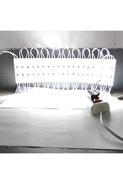 Choice وحدة إضاءة LED بيضاء 220 فولت، 60 مصباح LED مقاوم للماء وقابل للطي، شر...