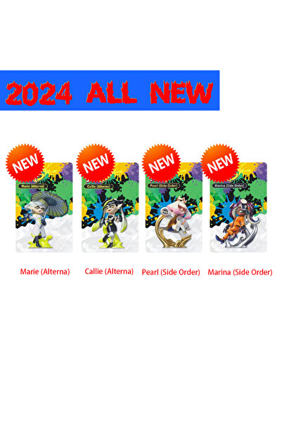 Choice بطاقة لعبة جديدة من 4 قطع 23/27 بيرل مارينا كالي ماري لبطاقة NFC RFID 2024 جديدة كليًا Splato00on