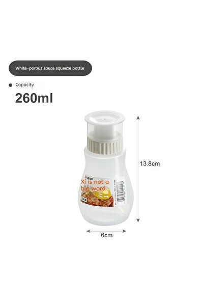 Choice صلصة طماطم بيضاء سعة 260 مل، صلصة سلطة، صلصة طماطم بلاستيكية صالحة للأ...