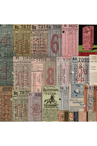 Choice 50 قطعة من ملصقات التذاكر الكلاسيكية القديمة لأجهزة الكمبيوتر المحمول ...