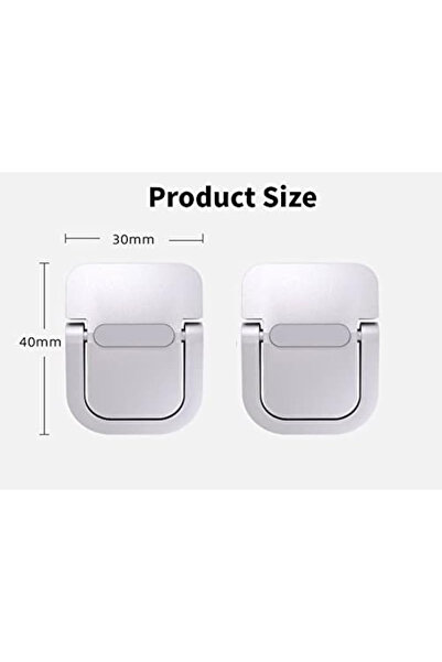 Choice Silver Self-Adhesive Mini Laptop Stand Invisible Computer Keyboard Sta...