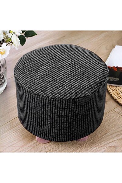 Choice غطاء كرسي طعام مطاطي من قطعة واحدة باللون الأسود، غطاء كرسي طعام مرن ب...